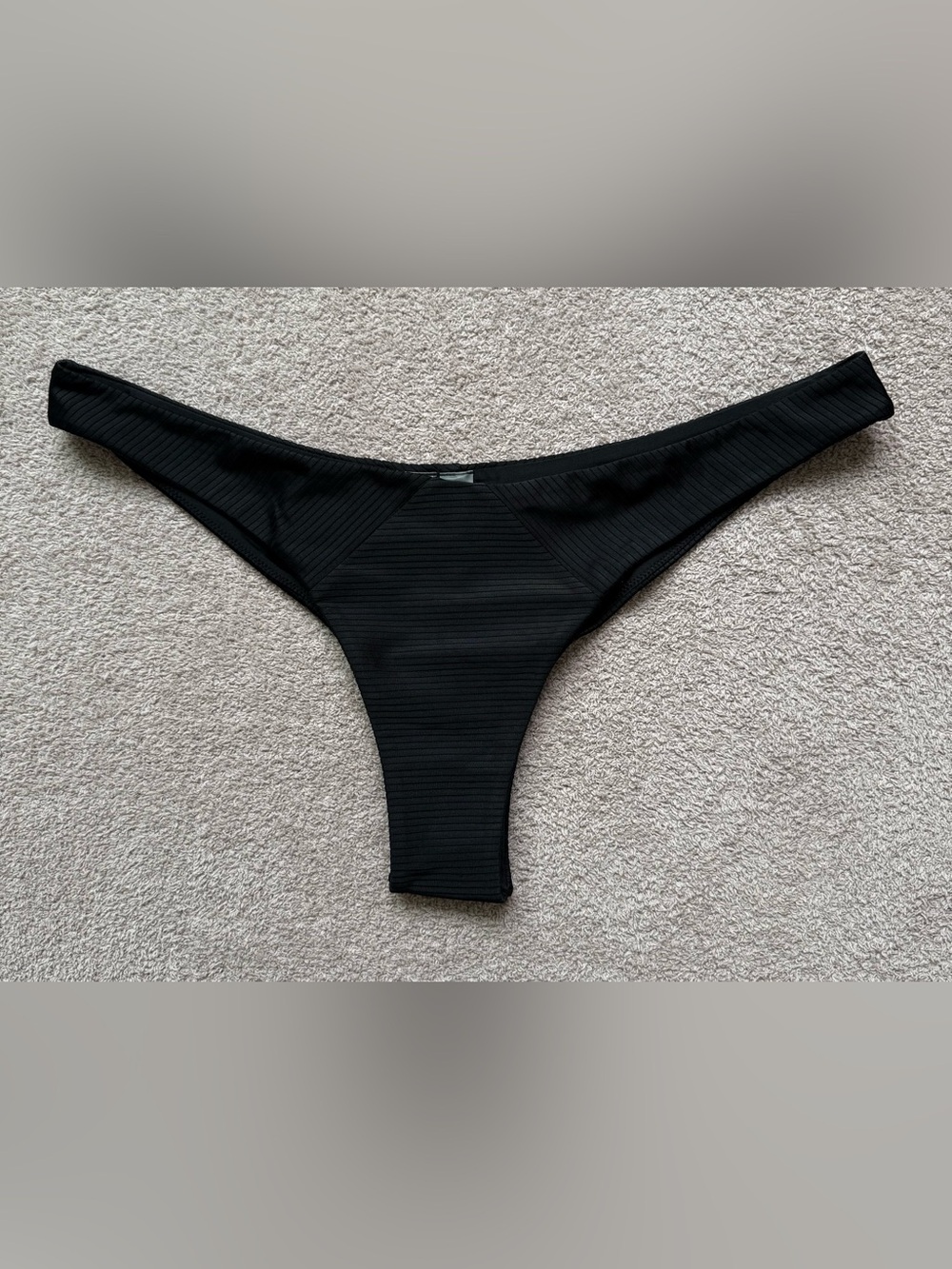 Beach Bunny - Sydney Rib Tango Bottom - BLACK